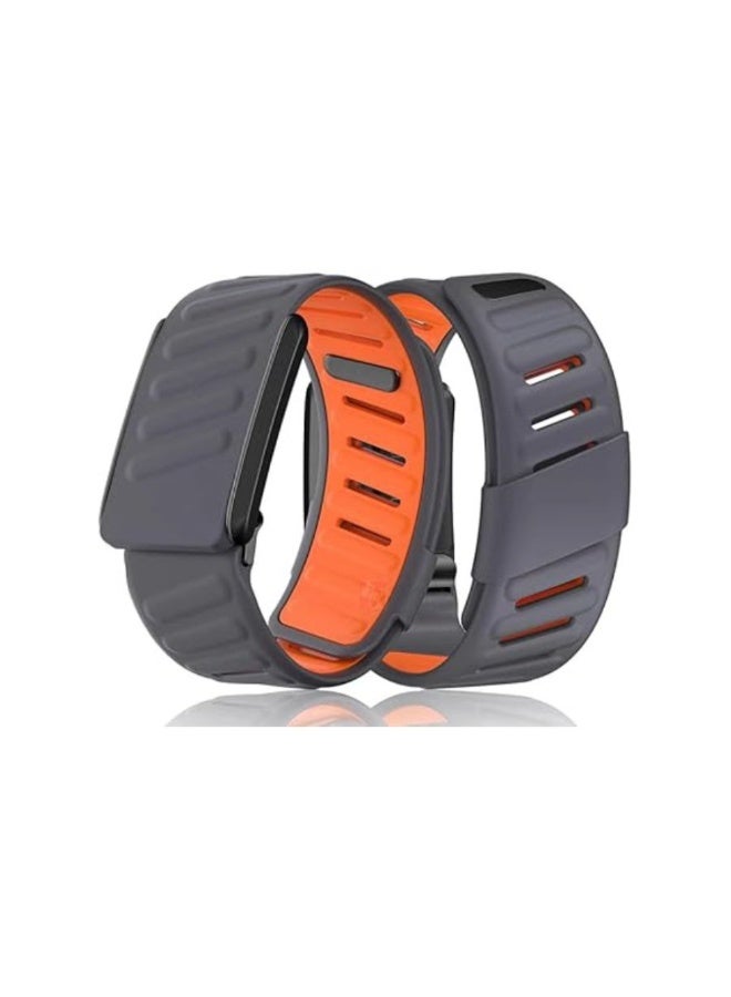 ACLIX Silicone Wristband Compatible with Whoop 4.0 Band, Comfort Durable Soft Adjustable Silicone Sports Loop Strap for Men & Women, with U Shapped Connector - Image 1